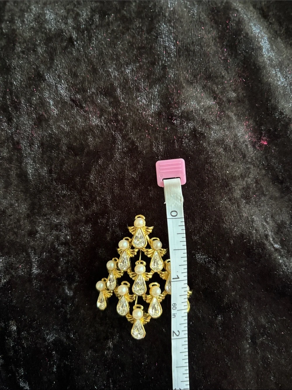 Vintage Nina Ricci for Avon Angel Christmas Tree Brooch